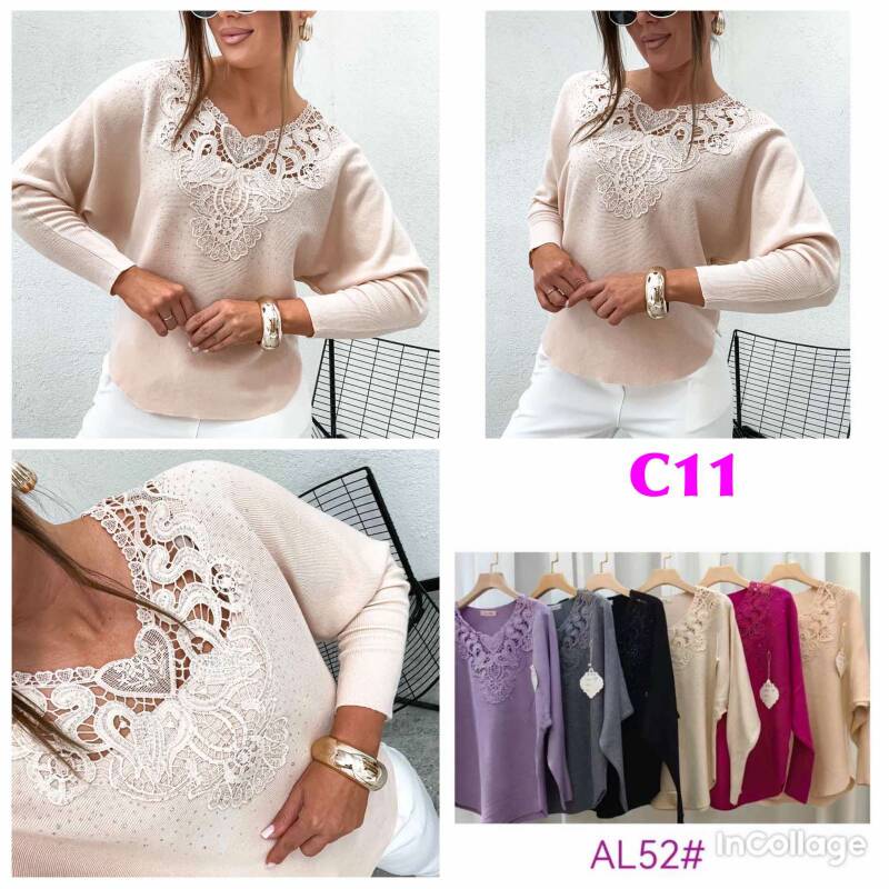 Bluzki damskie Roz L-3XL, Mix Kolor .Paczka 10 szt